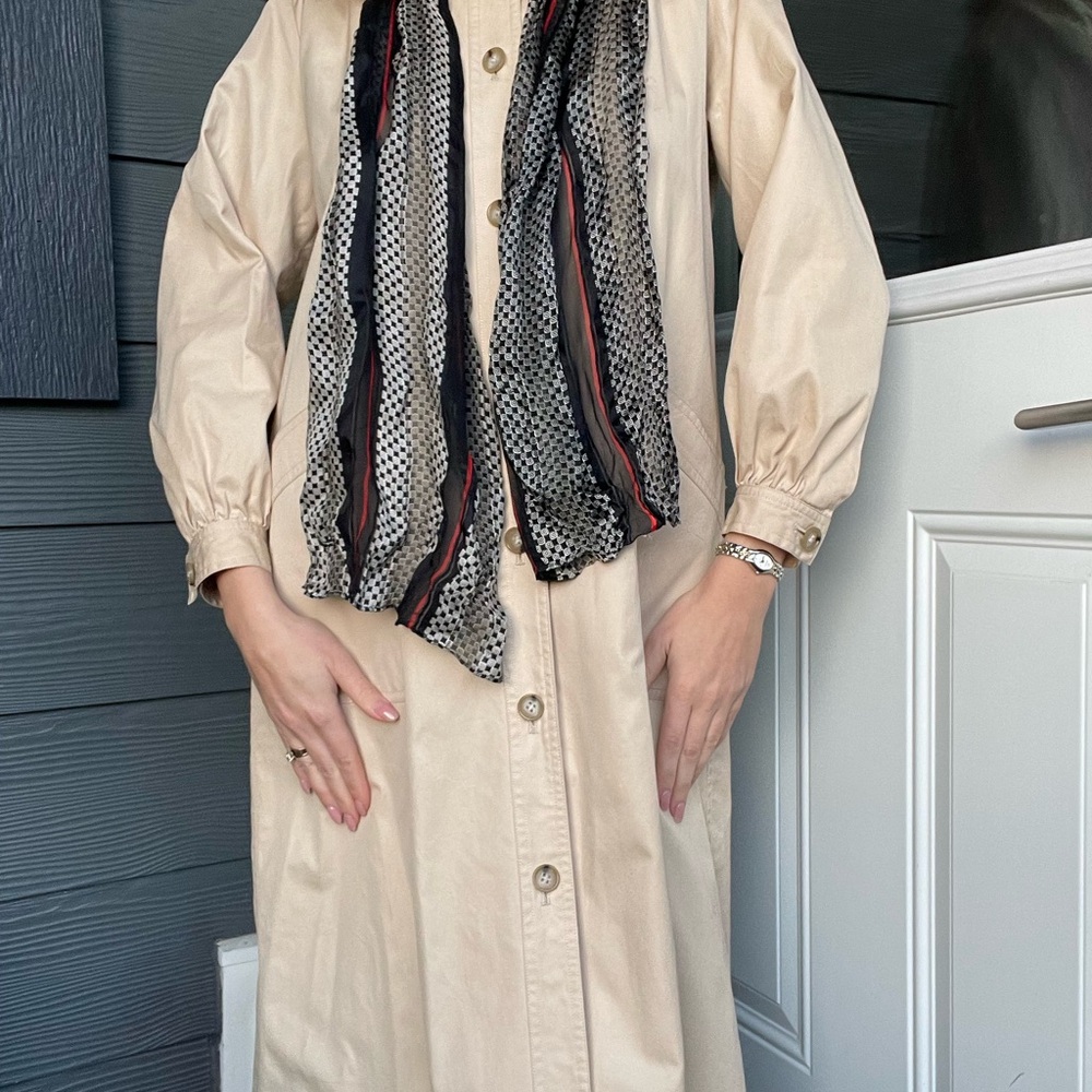 YSL trench coat vintage authentic